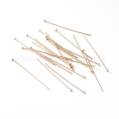 Латунные шпильки с плоской головкой KK-TAC0002-21RG-1