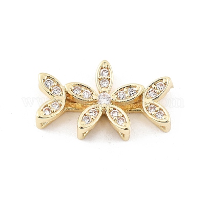 Латунные микро проложить кубических циркония шарики прокладки&nbsp;LS-KK-K371-47B-G-1