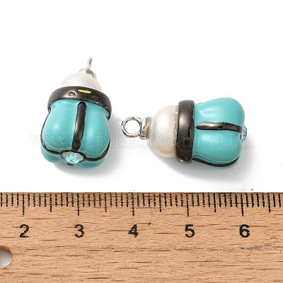 Стойки обшивки латунь кубического циркония подвески KK-G504-09EB-02-1