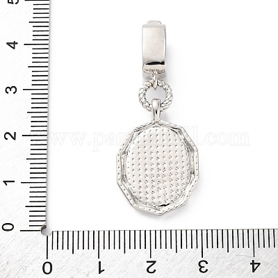 Латунные микро проложить кубического циркония подвески KK-S510-45GP-01-1