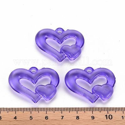 Прозрачные акриловые бусины TACR-S154-57B-936-1