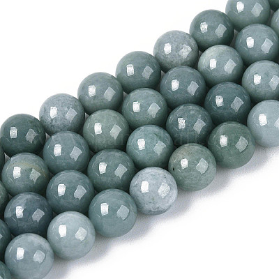 Естественный жадеит бисер пряди&nbsp;G-N353-07C-01-1