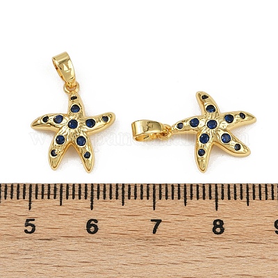 Латунные микро проложить кубического циркония подвески KK-C093-17A-G02-1