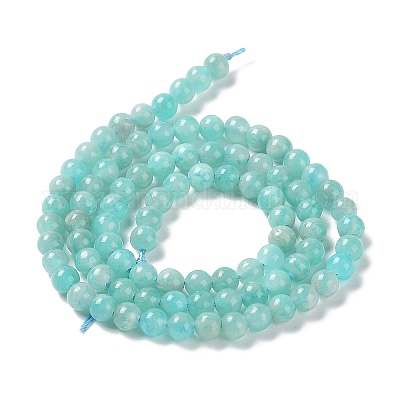 Природных амазонит бисер нитей X-G-F461-12-4mm-01-1
