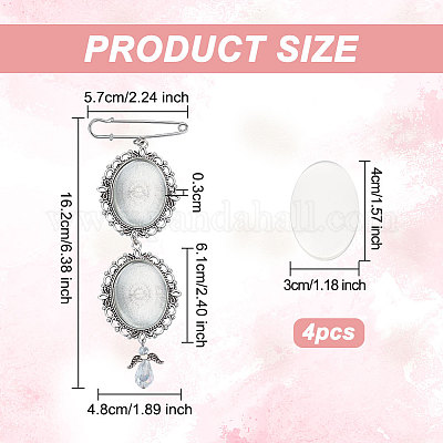 Сеттинги для кабошонов или кулона PALLOY-AB00009-1