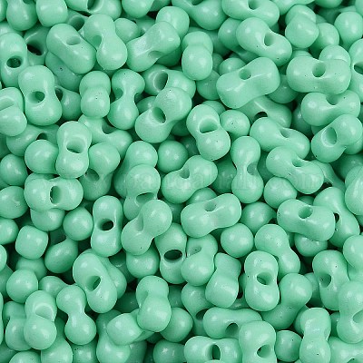 Выпечка краска стеклянные бусины SEED-K010-A07-1