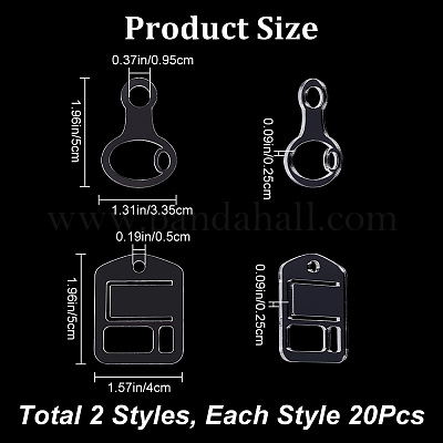 40 шт. 2-х видов акриловых ниток для вышивания DIY-CP0008-73-1
