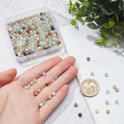 3 нити натуральных цветочных бусин амазонита нити G-NB0004-43-1