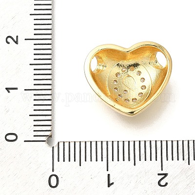 Стойки обшивки латунь микро проложить Циркон подвеску KK-I722-04G-Q-1