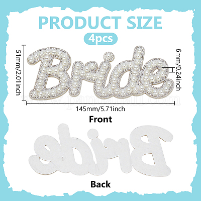 4 шт. Компьютеризированная вышивка ткань утюгом / пришить патчи PATC-FG0003-20-1