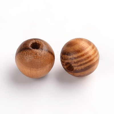 Деревянные бусины&nbsp;TB611Y-12mm-01-1