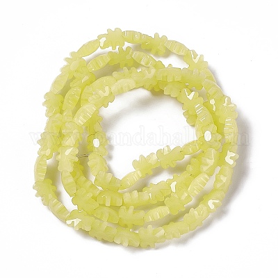 Стеклянные бусины с гальваническим покрытием  GLAA-C023-04A-1