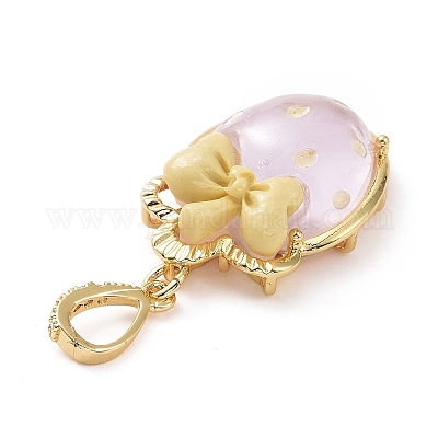 Подвески из непрозрачной смолы KK-G406-51G-05-1