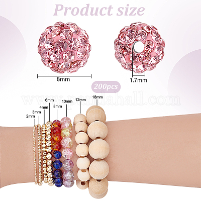 100 шт. полимерная глина паве из высококачественных страз FIND-PH0022-39-1