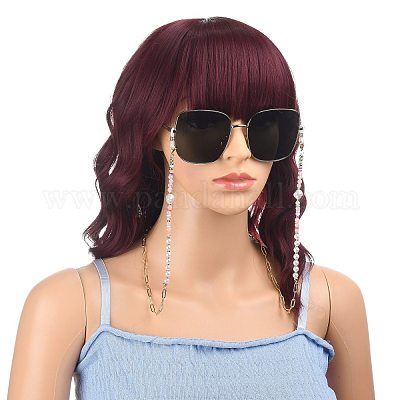 Латунные цепочки для очков AJEW-EH00214-03-1