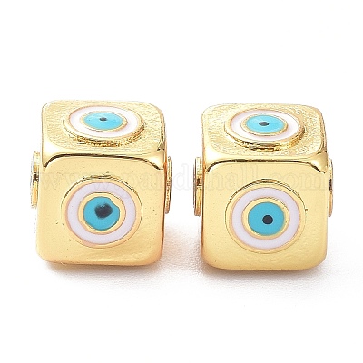 Латунь эмаль бисера KK-P204-05G-C-1