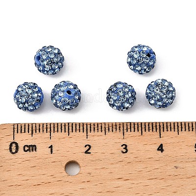 Бусины с класс А стразами RB-B026-7-1