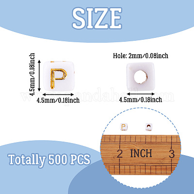 Непрозрачные акриловые бусины MACR-TAG0001-07P-1