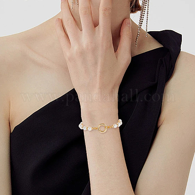 6 шт. латунные застежки с пружинным затвором KK-SC0006-42G-02-1