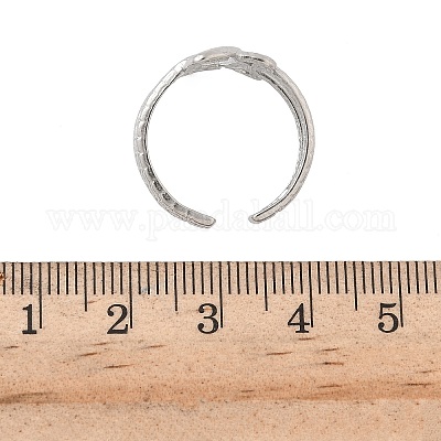 Кольца-манжеты из нержавеющей стали 304 для женщин RJEW-A079-07A-P-1