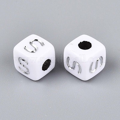 Непрозрачные акриловые бусины SACR-T035-03S-1