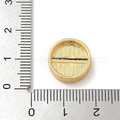 Латунные бусины KK-U046-17G-S-1