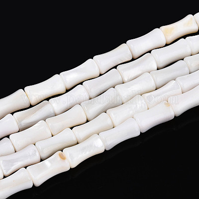 Нити бусин из натуральных пресноводных ракушек SHEL-N038-02-1