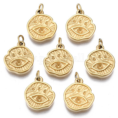 Подвески из хирургической нержавеющей стали 316 со стразами STAS-N097-003-1