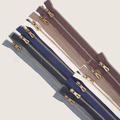 12 шт. двухцветная нейлоновая застежка-молния FIND-GF0008-20C-1