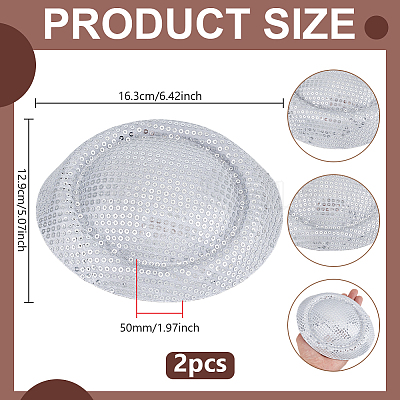 Французский берет из полиэстера для женщин AJEW-WH0248-760C-1