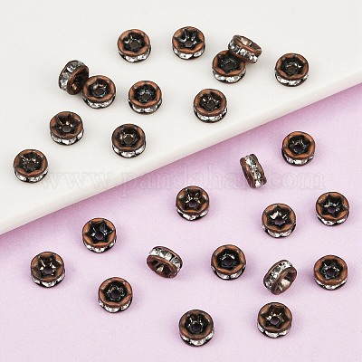 Латунные бусины разделители для поставки стразов RB-A014-Z5mm-01R-NF-1