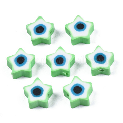 Бусины из полимерной глины  CLAY-T019-09B-1