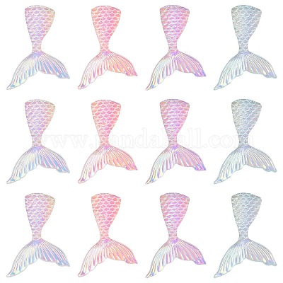 30шт 4 цвета светящиеся прозрачные кабошоны из смолы RESI-CJ0003-57-1