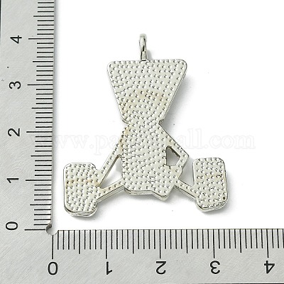 Подвески из сплава и страза FIND-R146-03-1