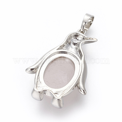 Природного розового кварца подвески X-G-L512-A27-1