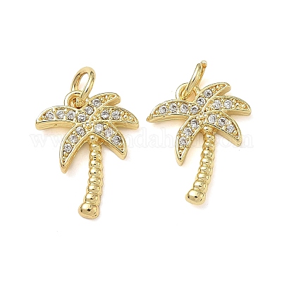 Латунные микро проложить кубического циркония подвески ZIRC-K070-38G-1