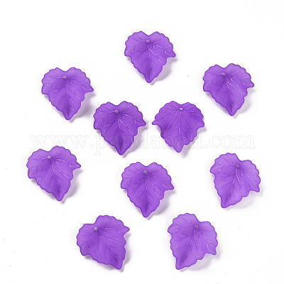 Осенняя тема прозрачные матовые акриловые подвески PAF002Y-8-1