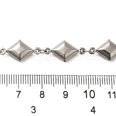 Цепи с ромбовидными звеньями из нержавеющей стали 304 CHS-G037-03P-1