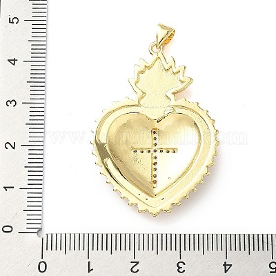 Латунные микро проложить кубического циркония подвески KK-I379-03G-B-1