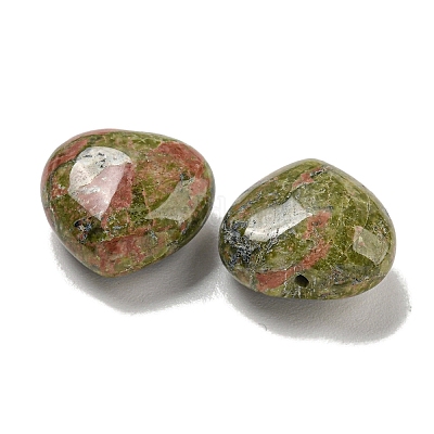 Бусины из природных Unakite G-P531-A38-01-1