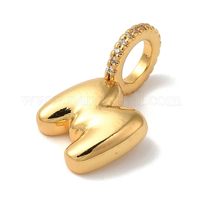 Латунные микро проложить кубического циркония подвески KK-K345-13M-G-1