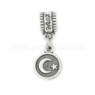 Подвеска из латуни с покрытием из латуни в европейском стиле KK-R200-14AS-1