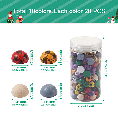 200 шт. кабошоны из дерева схима WOOD-CD0001-25-1