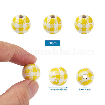 Натуральные деревянные бусы&nbsp;WOOD-TAC0010-05G-1