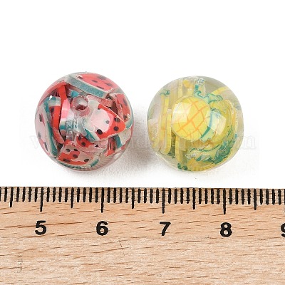 Прозрачные бисеры из смолы&nbsp;RESI-C070-11-1