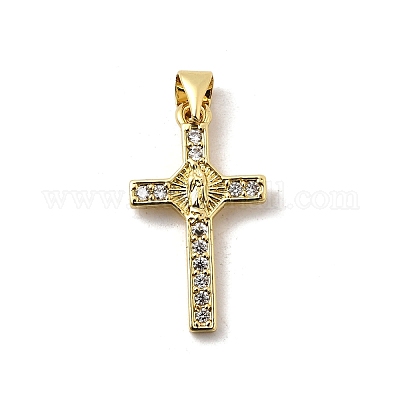 Латунные микро проложить кубического циркония подвески KK-I360-012G-01-1