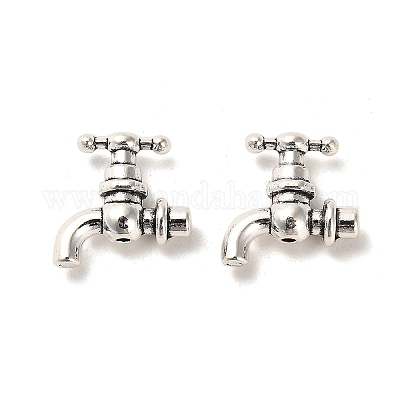 Сплавочные овальные бусины тибетского стиля  FIND-C043-069AS-1