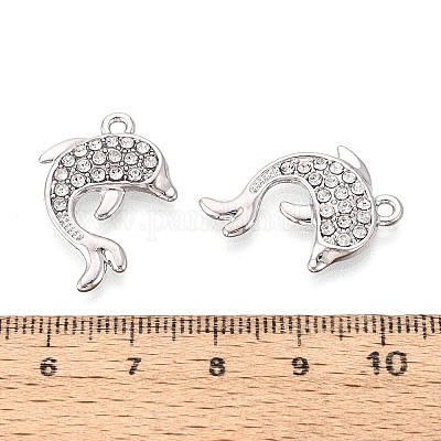 Подвески из сплава и хрусталя со стразами&nbsp;PALLOY-T095-11P-1