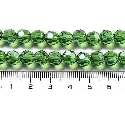 Гальванизируйте прозрачное стекло бисер нитей EGLA-A035-T8mm-A11-1