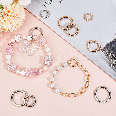 16шт 8 стиля сплава пружинные кольца ворот FIND-BBC0002-22-1